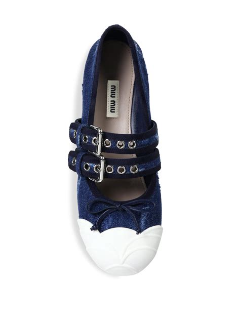 miu miu flat shoes